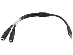 6IN 4PIN 3.5MM M TO DUAL