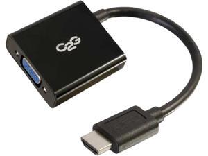 C2g 8In Hdmi To Vga Adapter Converter Dongle - Black C2g 8In Hdmi To Vga Adapter Converter Dongle - Black