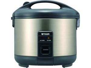 Tiger 10 Cups Rice Cooker and Warmer, Stainless Steel JNPS18U-RB