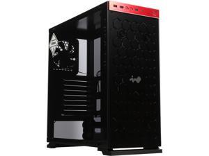 IN WIN 805 RED Red Aluminum / Tempered Glass ATX Mid Tower Computer Case Compatible with ATX 12V/ EPS up to 220mm Power Supply Power Supply IN WIN 805 RED Red Aluminum / Tempered Glass ATX Mid Tower Computer Case Compatible with ATX 12V/ EPS up to 220mm Power Supply Power Supply