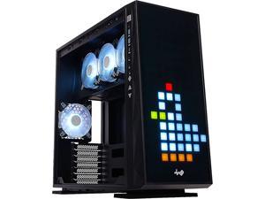 IN WIN 309GE-BLACK Black SECC / Tempered Glass / ABS ATX Mid Tower Computer Case