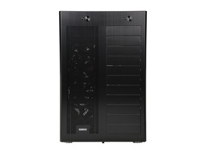 NeweggBusiness - LIAN LI PC-D666WRX Black / Red Aluminum Computer Case
