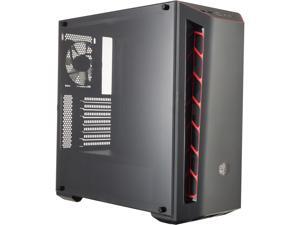 Cooler Master MasterBox MB510L ATX Mid-Tower w/ Front Carbon Texture, Front Side Red Accent Mesh Intake & Transparent Acrylic Side Panel Cooler Master MasterBox MB510L ATX Mid-Tower w/ Front Carbon Texture, Front Side Red Accent Mesh Intake & Transparent Acrylic Side Panel