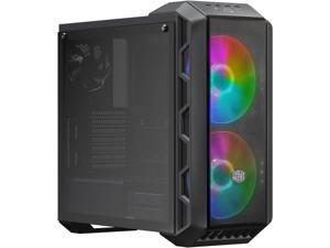 Cooler Master MasterCase H500 ARGB Airflow ATX Mid-Tower with Mesh & Transparent Front Panel Option, 2 x 200mm ARGB Fans, and a Tempered Glass Side Panel, MCM-H500-IGNN-S01 Cooler Master MasterCase H500 ARGB Airflow ATX Mid-Tower with Mesh & Transparent Front Panel Option, 2 x 200mm ARGB Fans, and a Tempered Glass Side Panel, MCM-H500-IGNN-S01