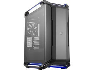Cooler Master Cosmos C700P Black Edition E-ATX Full-Tower with Curved Tempered Glass Side Panel, Flexible Interior layout, RGB Lighting control,  Type-C port and diverse liquid cooling layout