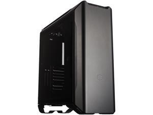 Cooler Master MasterCase SL600M Black Edition ATX Mid-Tower with Aluminum Panels, Vertical Chimney Layout, Type-C I/O Panel, Noise Reduction & Top Air Vents Cooler Master MasterCase SL600M Black Edition ATX Mid-Tower with Aluminum Panels, Vertical Chimney Layout, Type-C I/O Panel, Noise Reduction & Top Air Vents
