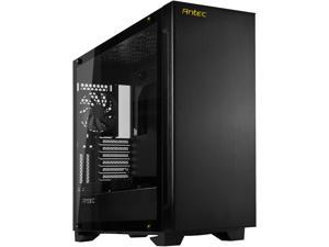 Antec Performance Series P110 Luce Mid-Tower Computer Case, Tempered Glass Side Panel, RGB Logo/VR Ready/Vertical VGA Card Support, 8 Drive Bays, 120mm Fans x 2 Pre-Installed