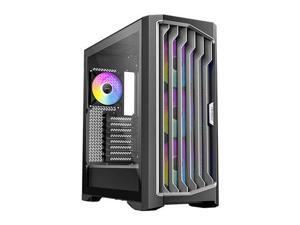 Antec Performance 1 FT ARGB, RTX 40 Series GPU Support, Temp. Display, 4 x ARGB Fans & ARGB Hub, Type-C Ready, Dual Tempered Glass Side Panels, Removable Top Fan/Radiator Bracket, Full-Tower E-ATX