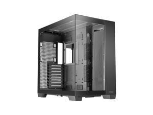 Antec C8, Fans not Included, RTX 40 Compatible, Dual-Chamber, tooless Design, Type-C, 360mm Radiator Support, Seamless Tempered Glass Front & Side Panels, High Airflow Full-Tower E-ATX PC Case