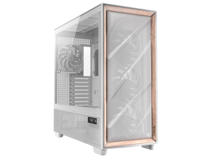 NeweggBusiness - Antec Flux Pro White, 6 x PWM Fans Included, High-Airflow Front Panel with Birch Wood, iShift PSU 90° Mount, USB3.0 x 2, Type-C, 420mm Radiator Support, Temp. Display, Full-Tower E-ATX NeweggBusiness - Antec Flux Pro White, 6 x PWM Fans Included, High-Airflow Front Panel with Birch Wood, iShift PSU 90° Mount, USB3.0 x 2, Type-C, 420mm Radiator Support, Temp. Display, Full-Tower E-ATX