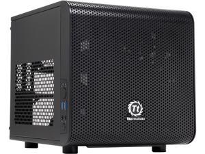 Thermaltake Core V1 Extreme Mini ITX Cube Chassis, Compatible with Air and Liquid Cooling Builds (CA-1B8-00S1WN-00)