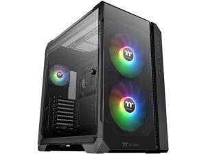 Thermaltake View 51 Motherboard Sync ARGB E-ATX Full Tower Gaming Computer Case with 2 x 200mm ARGB 5V Motherboard Sync RGB Fans + 140mm Black Rear Fan Pre-Installed, CA-1Q6-00M1WN-00