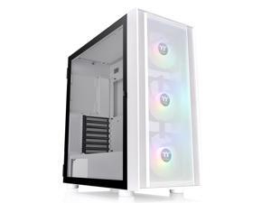 Thermaltake H570 TG Snow Edition ATX Mid Tower ARGB Tempered Glass Computer Case Chassis with Mesh Front Panel CA-1T9-00M6WN-01