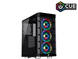 Corsair Crystal iCUE 465X RGB Steel / Plastic / Tempered Glass ATX Mid Tower Computer Case