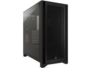 Corsair 4000D Airflow CC-9011200-WW Black Steel / Plastic / Tempered Glass ATX Mid Tower Computer Case Corsair 4000D Airflow CC-9011200-WW Black Steel / Plastic / Tempered Glass ATX Mid Tower Computer Case