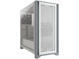 Corsair 4000D Airflow CC-9011201-WW White Steel / Plastic / Tempered Glass ATX Mid Tower Computer Case Corsair 4000D Airflow CC-9011201-WW White Steel / Plastic / Tempered Glass ATX Mid Tower Computer Case