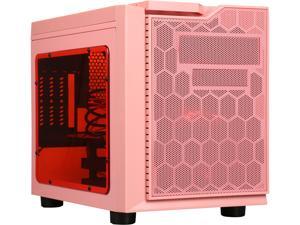 NeweggBusiness - APEVIA X-QPACK3-PK Pink SECC Micro ATX Cube Case