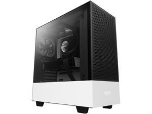 NZXT H510 Flow CA-H52FW-01 Matte White SGCC Steel / Tempered Glass ATX Mid Tower Computer Case