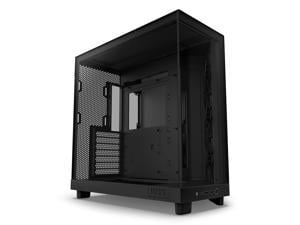 NZXT H6 FLOW Compact Dual-Chamber Mid-Tower Airflow Case, Black, ...