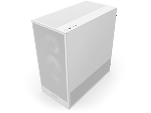 NZXT H Series H5 Flow 2024 RGB Edition ATX Mid Tower Chassis All White Color