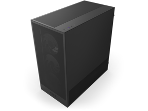 NZXT H Series H5 Flow 2024 RGB Edition ATX Mid Tower Chassis All Black Color