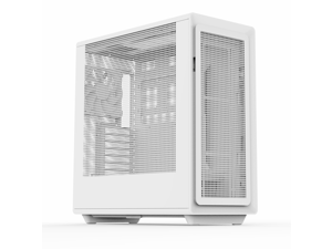 Rosewill Helium Air Mid Tower E-ATX Gaming Case, Mesh Panel, Tool-less, High-Airflow, Cable Management system, USB 3.1, included 1x 140mm PWM Fan, White