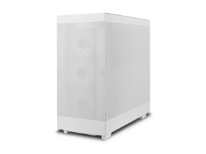 Rosewill Helium Flow White Mid Tower Computer Gaming Case, Mesh Panel, ATX, Tool-less, High-Airflow, 1x 120mm PWM Fan