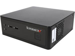 SUPERMICRO CSE-101I Mini-ITX Black Slim Classis,No Power Suppy, Optional 60W/80W DC-DC Power Adapter, 1x 2.5in HDD tray