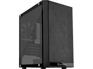 SilverStone Precision Series PS15 SST-PS15B-G Black Steel / Plastic / Tempered Glass Micro ATX Tower Computer Case SilverStone Precision Series PS15 SST-PS15B-G Black Steel / Plastic / Tempered Glass Micro ATX Tower Computer Case