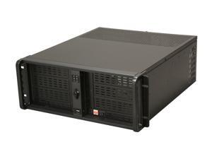 iStarUSA D-400-6-ND Black 1.2mm SECC Zinc-Coated Steel 4U Rackmount Compact Stylish Chassis