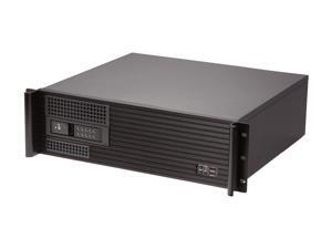 iStarUSA D313SEMATX-DE1BK Aluminum / Steel 3U Rackmount Compact Trayless Server Case - Black Bezel iStarUSA D313SEMATX-DE1BK Aluminum / Steel 3U Rackmount Compact Trayless Server Case - Black Bezel