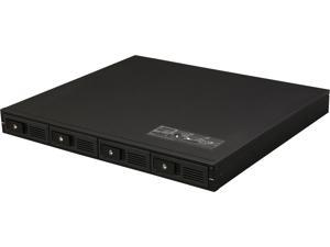 iStarUSA  M-140-ITX  Black  1U  Rackmount  4-Bay Trayless Storage Server Chassis