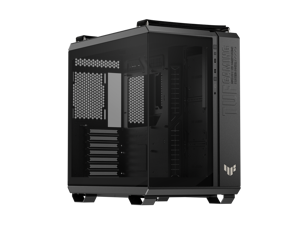 ASUS TUF Gaming GT502 Horizon ATX Mid-Tower Gaming Case (boundless panoramic design, dual-chamber, independent CPU and GPU cooling zones, tool-free side panels, USB 10 Gbps Type-C front panel)