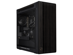 ASUS PA602 Black Steel/ABS Plastic/Wood/Tempered Glass Micro ATX Mid Tower Computer Case