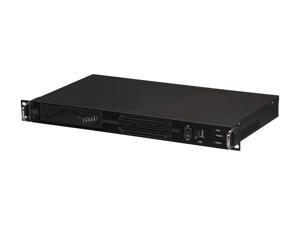 Athena Power RM-1U100D Black Aluminum / Steel 1U Rackmount Server Case