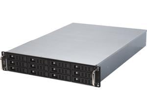 Athena Power RM-2U2123HE12 12Gb/s 2U Hot-Swap 12-Bay E-ATX Rackmount Server Chassis w/ 12 Gbps Mini-SAS Backplane Supports 12 x 3.5" or 2.5" SAS / SATA SSD / HDD - Support E-ATX (12" x 13") M/B - Supp - OEM