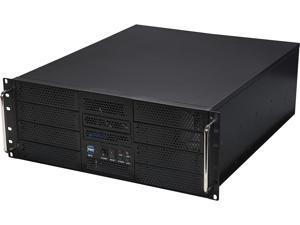 Athena Power RM-4UWIN525P808 Black 1.2mm SECC 4U Rackmount Server Case - OEM
