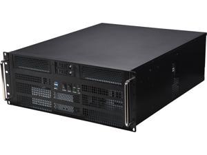 Athena Power RM-4U8G525 Black SGCC (T=1.2mm) 4U Rackmount Server Case - OEM