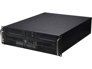Athena Power RM-3U8G525 Black SGCC (T=1.2mm) 3U Rackmount Server Case - OEM