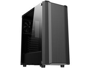 Sama S35-BK Black Dual USB 3.0 ATX Mid Tower Computer Case with 1 x 120mm Fan x Rear Pre-installed Sama S35-BK Black Dual USB 3.0 ATX Mid Tower Computer Case with 1 x 120mm Fan x Rear Pre-installed