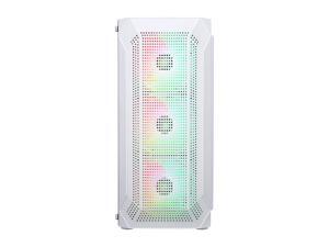 NeweggBusiness - SAMA SAMA-Z4 White Steel / Tempered Glass