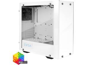 EVGA DG-76 Alpine White Mid-Tower, 2 Sides of Tempered Glass, RGB LED and Control Board, Gaming Case 166-W1-2232-KR EVGA DG-76 Alpine White Mid-Tower, 2 Sides of Tempered Glass, RGB LED and Control Board, Gaming Case 166-W1-2232-KR