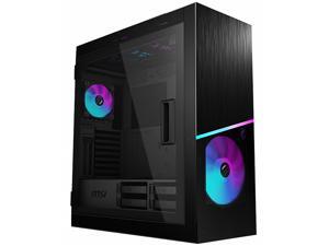 MSI MPG SEKIRA 500X Mid-Tower Aluminum and Steel Computer Case Designed for up to EATX Motherboards with USB 3.2 Gen 2 Type-C, 2x Tool-Less Tempered Glass, and Five Case Fans included. MSI MPG SEKIRA 500X Mid-Tower Aluminum and Steel Computer Case Designed for up to EATX Motherboards with USB 3.2 Gen 2 Type-C, 2x Tool-Less Tempered Glass, and Five Case Fans included.