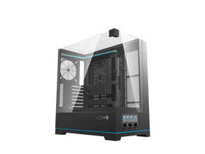 darkFlash DY450 Black Steel / Tempered Glass ATX Black chassis ,0.8mm SPCC Case
