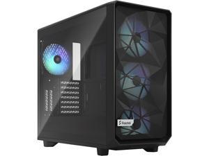 Fractal Design Meshify 2 RGB Black TG Light Tinted Tempered Glass Window ATX Mid Tower Computer Case