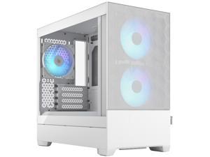 Fractal Design Pop Mini Air RGB White TG mATX High-Airflow Clear Tempered Glass Window Tower Computer Case