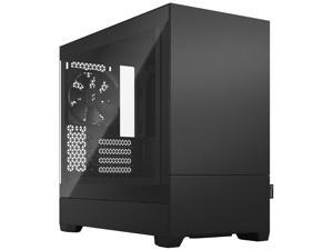 Fractal Design Pop Mini Silent Black TG mATX Sound Damped Clear Tempered Glass Window Tower Computer Case