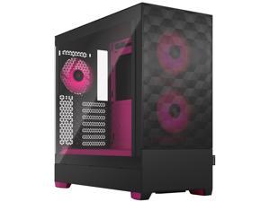 Fractal Design Pop Air RGB Black Magenta Core TG ATX High-Airflow Clear Tempered Glass Window Mid Tower Computer Case