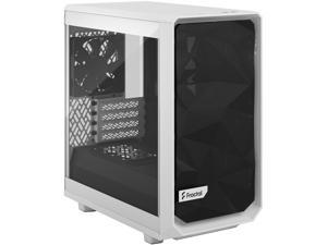 Fractal Design Meshify 2 Mini White TG mATX High-Airflow Clear Tempered Glass Window Computer Case