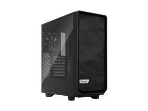 Fractal Design Meshify 2 Compact Lite Black TG High-Airflow Light Tinted Tempered Glass Window PC ATX Mid Tower Computer Case